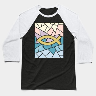 The ancient sign of the early Christians is a fish. Baseball T-Shirt